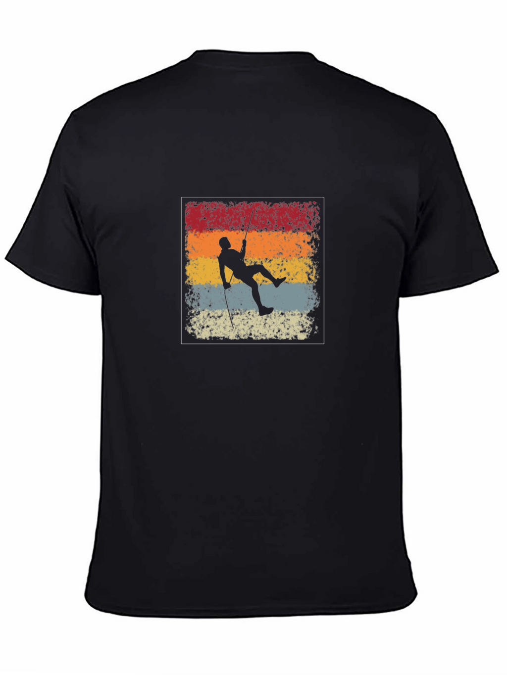 Retro Climber Silhouette Graphic Tee