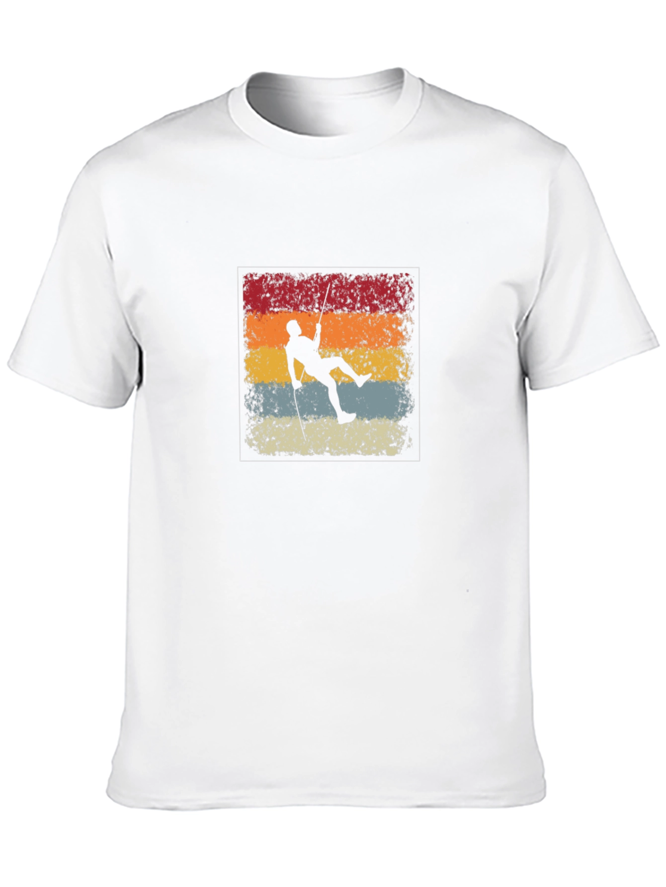 Retro Climber Silhouette Graphic Tee