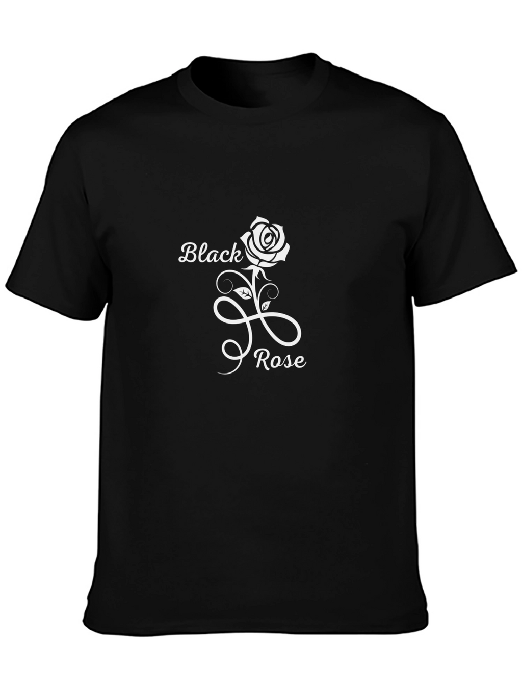 Black Rose Graphic T-Shirt - Stylish & Comfortable