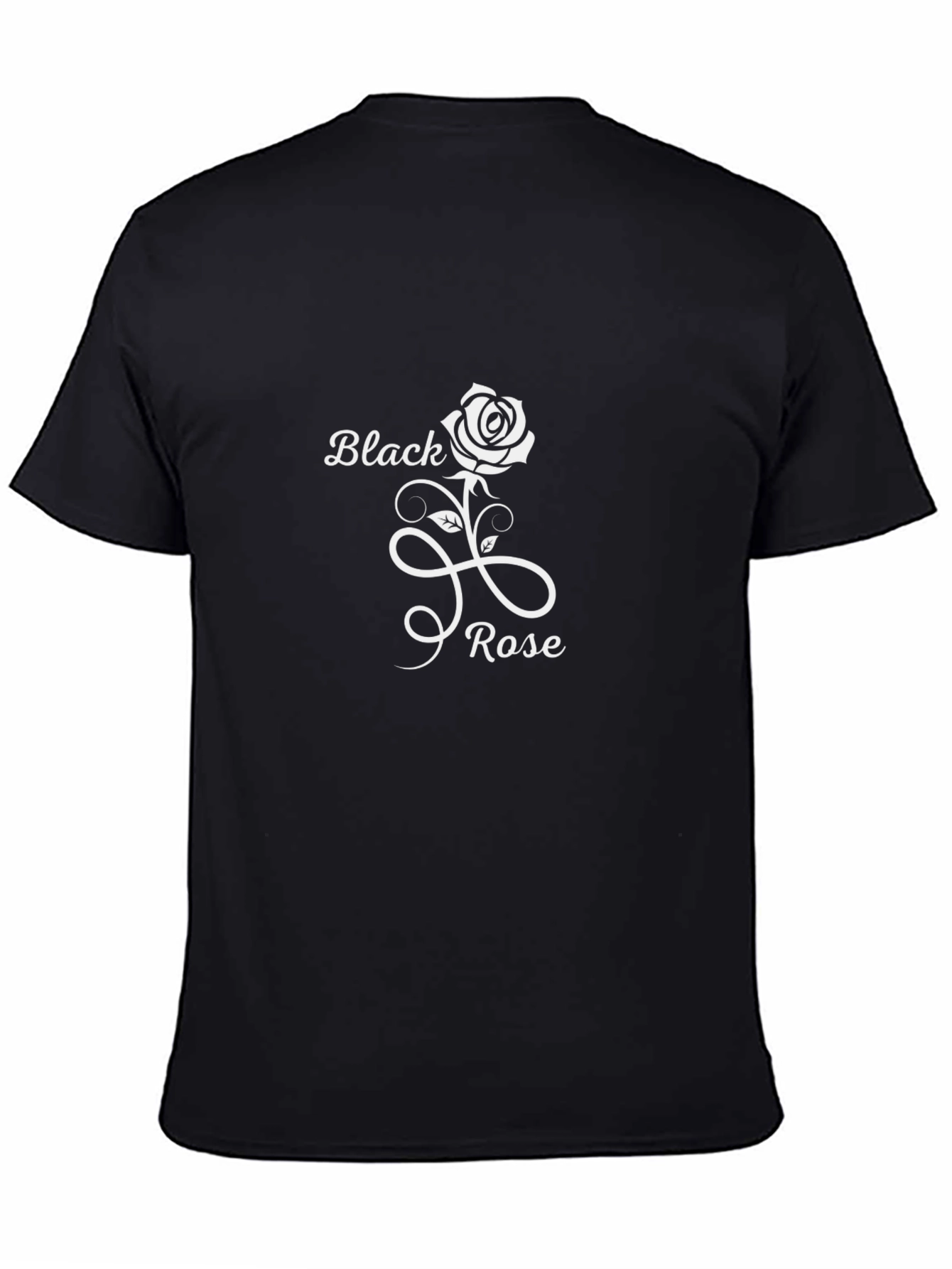Black Rose Graphic T-Shirt - Stylish & Comfortable