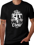 Bike Pit Crew T-Shirt - Cycling Enthusiast Apparel