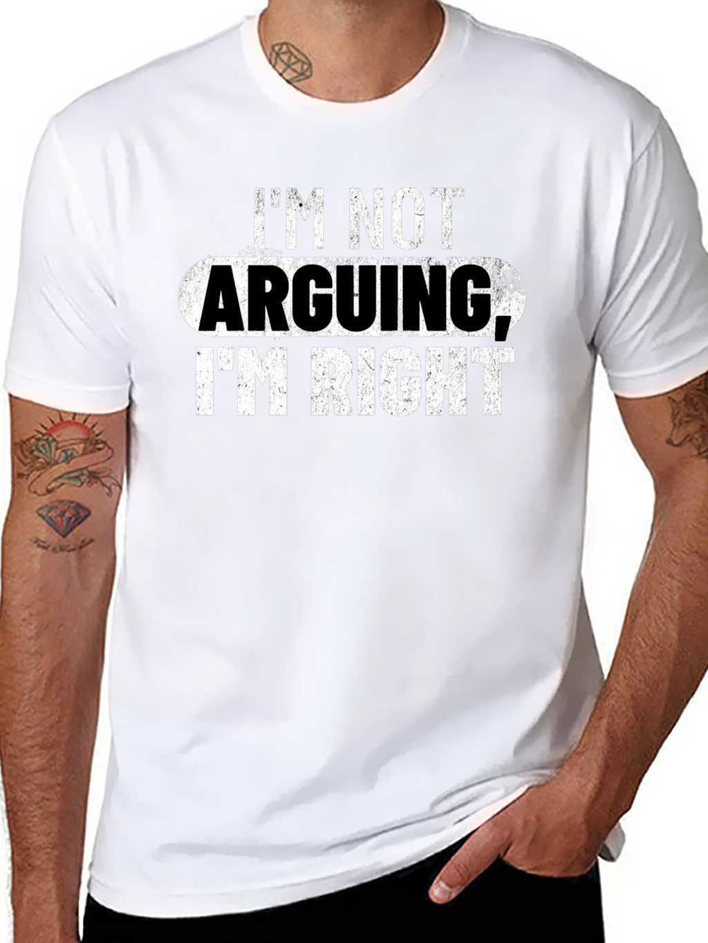 Im Not Arguing Im Right Graphic Tee