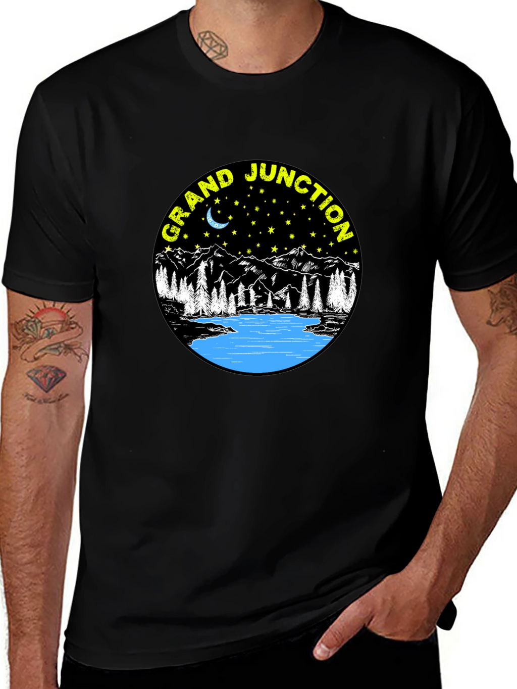 Grand Junction Graphic Tee - Night Scene