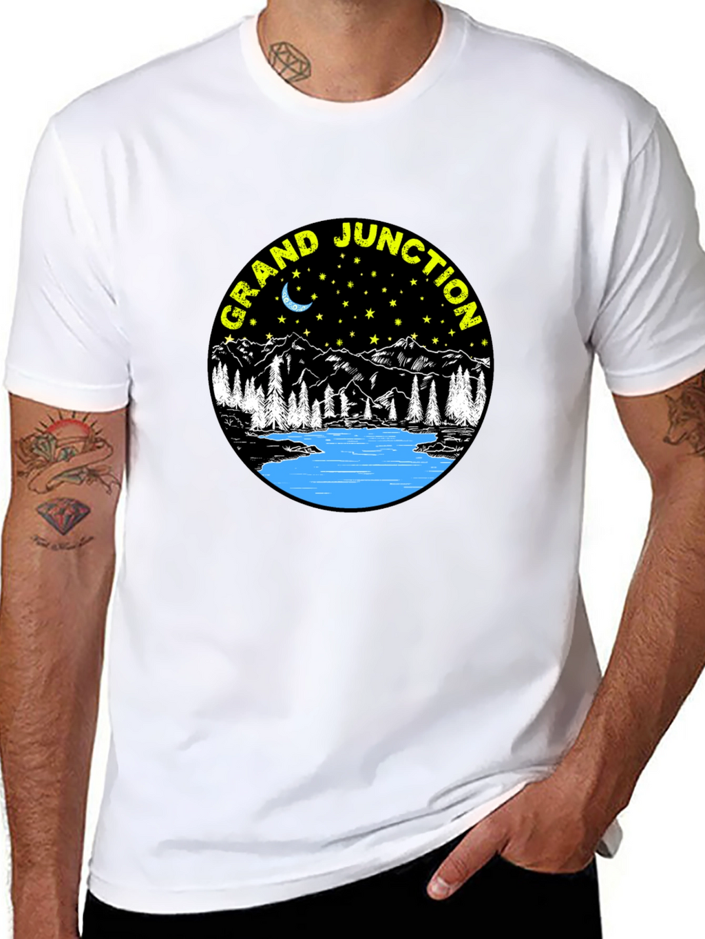 Grand Junction Graphic Tee - Night Scene