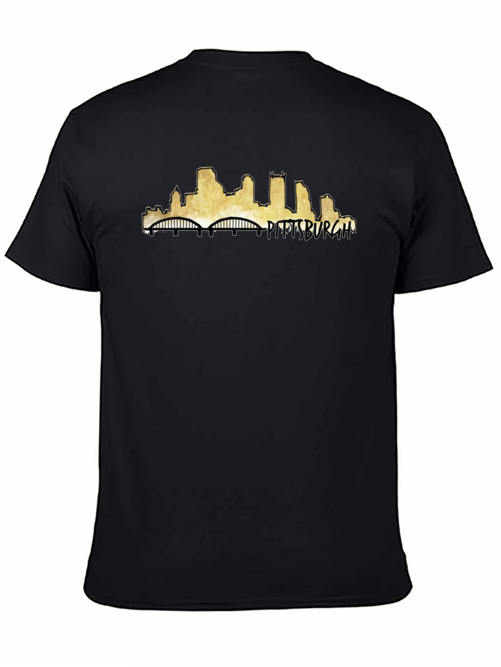 Pittsburgh Skyline Black T-Shirt