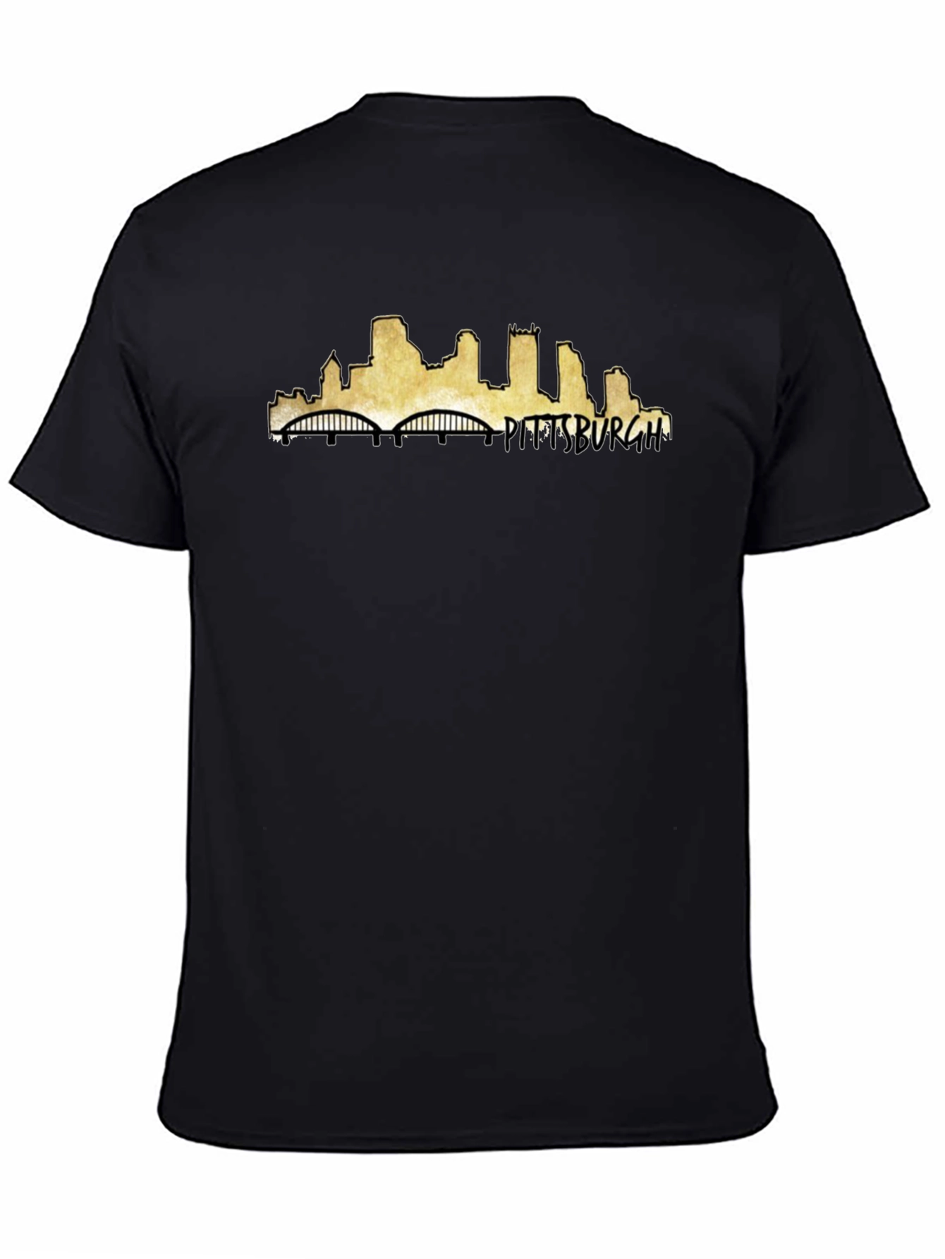 Pittsburgh Skyline Black T-Shirt