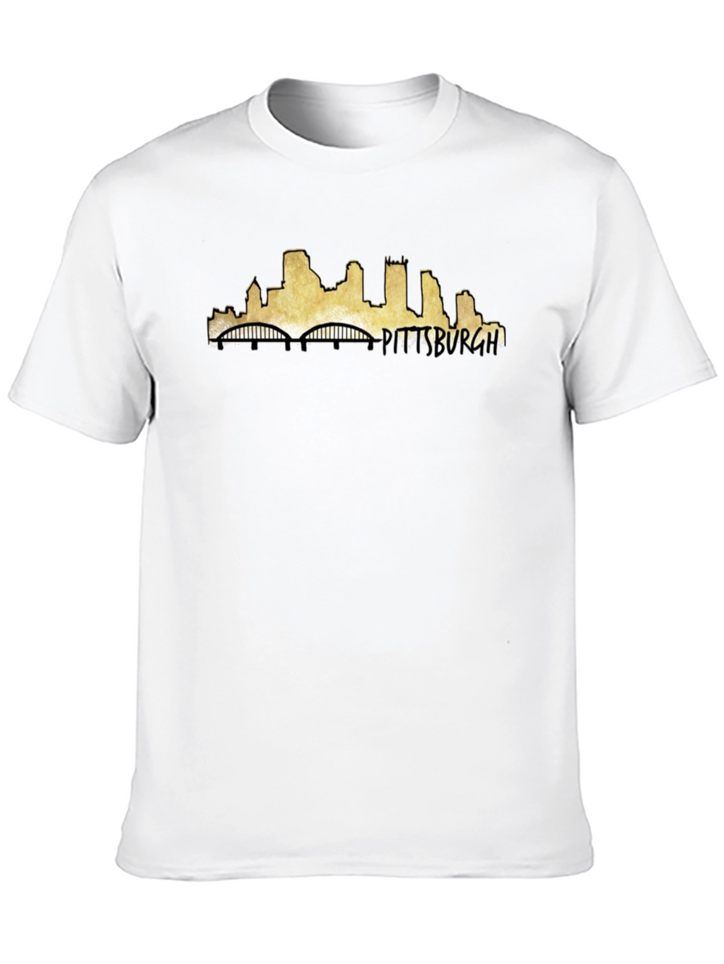 Pittsburgh Skyline Black T-Shirt