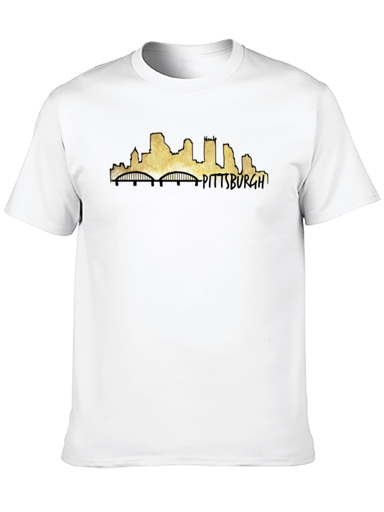 Pittsburgh Skyline Black T-Shirt