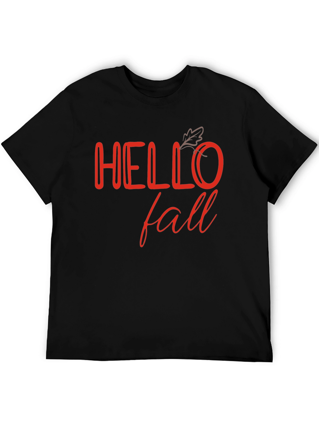 Hello Fall Black Graphic Tee