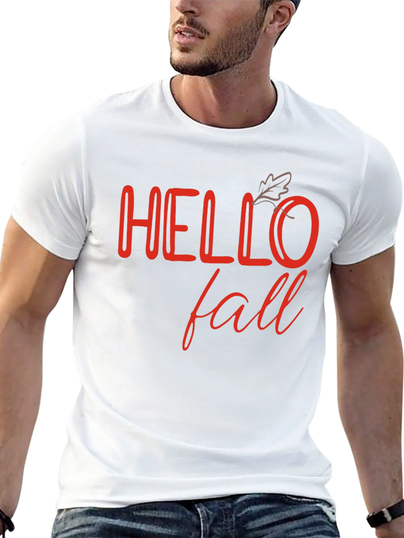 Hello Fall Black Graphic Tee