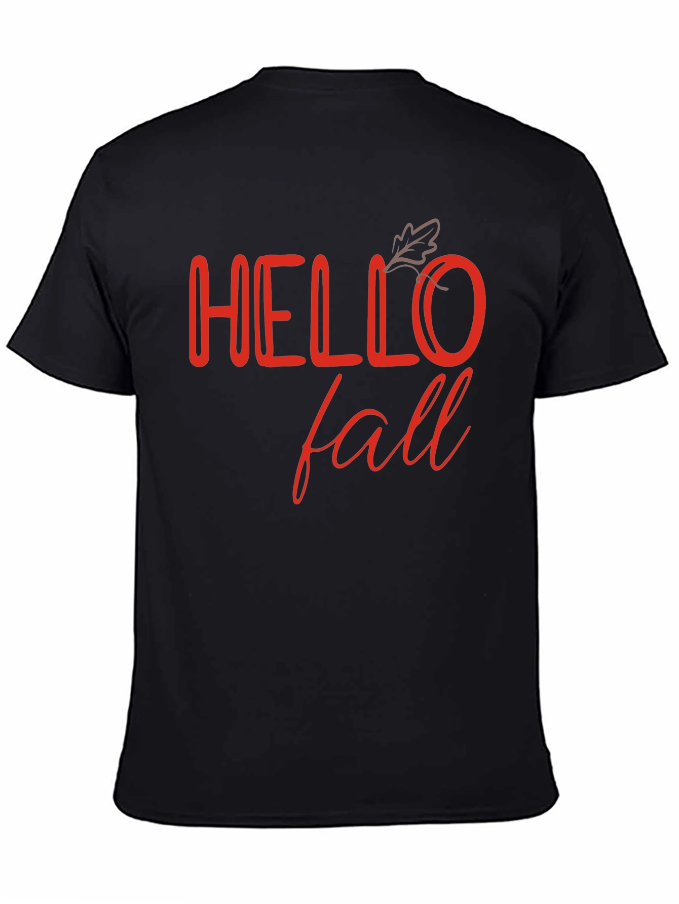 Hello Fall Black Graphic Tee
