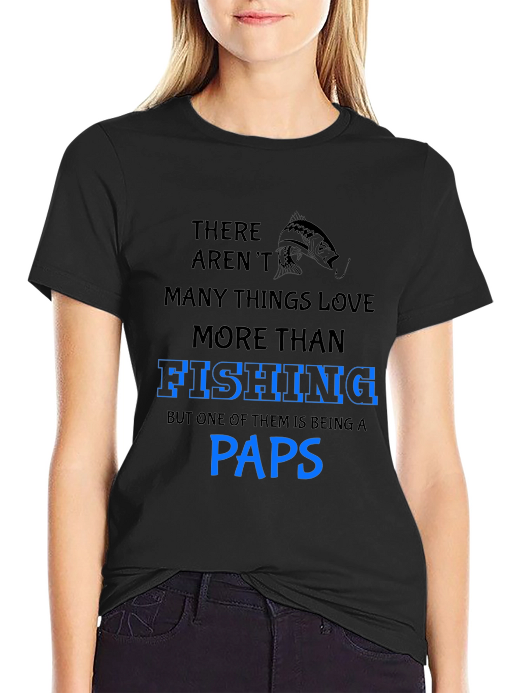 Fishing Paps T-Shirt: Love for Fishing and Grandfatherhood