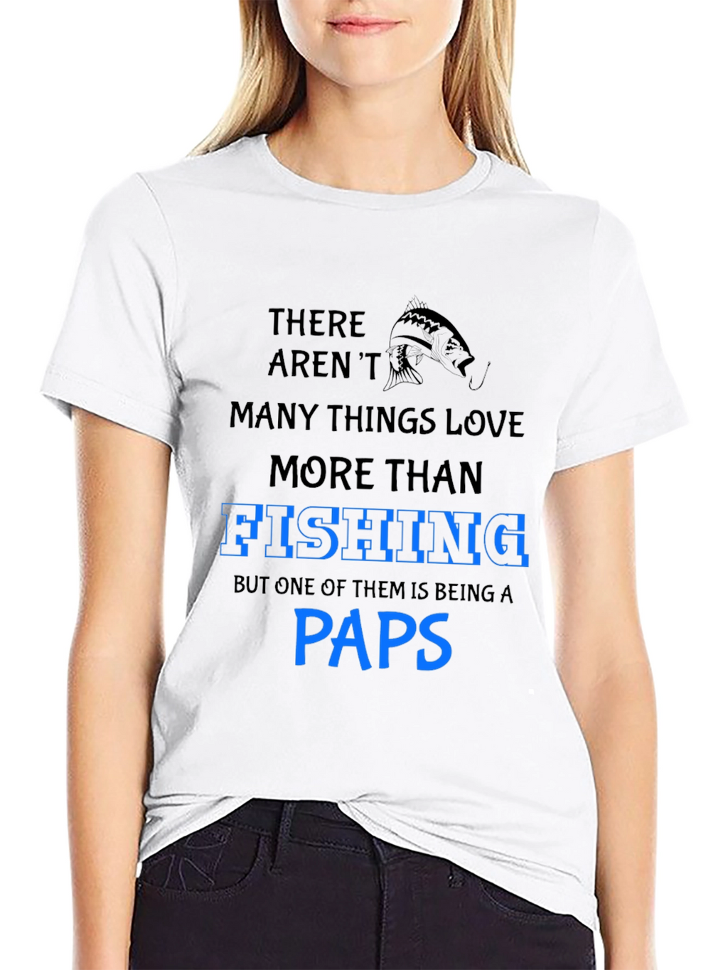 Fishing Paps T-Shirt: Love for Fishing and Grandfatherhood