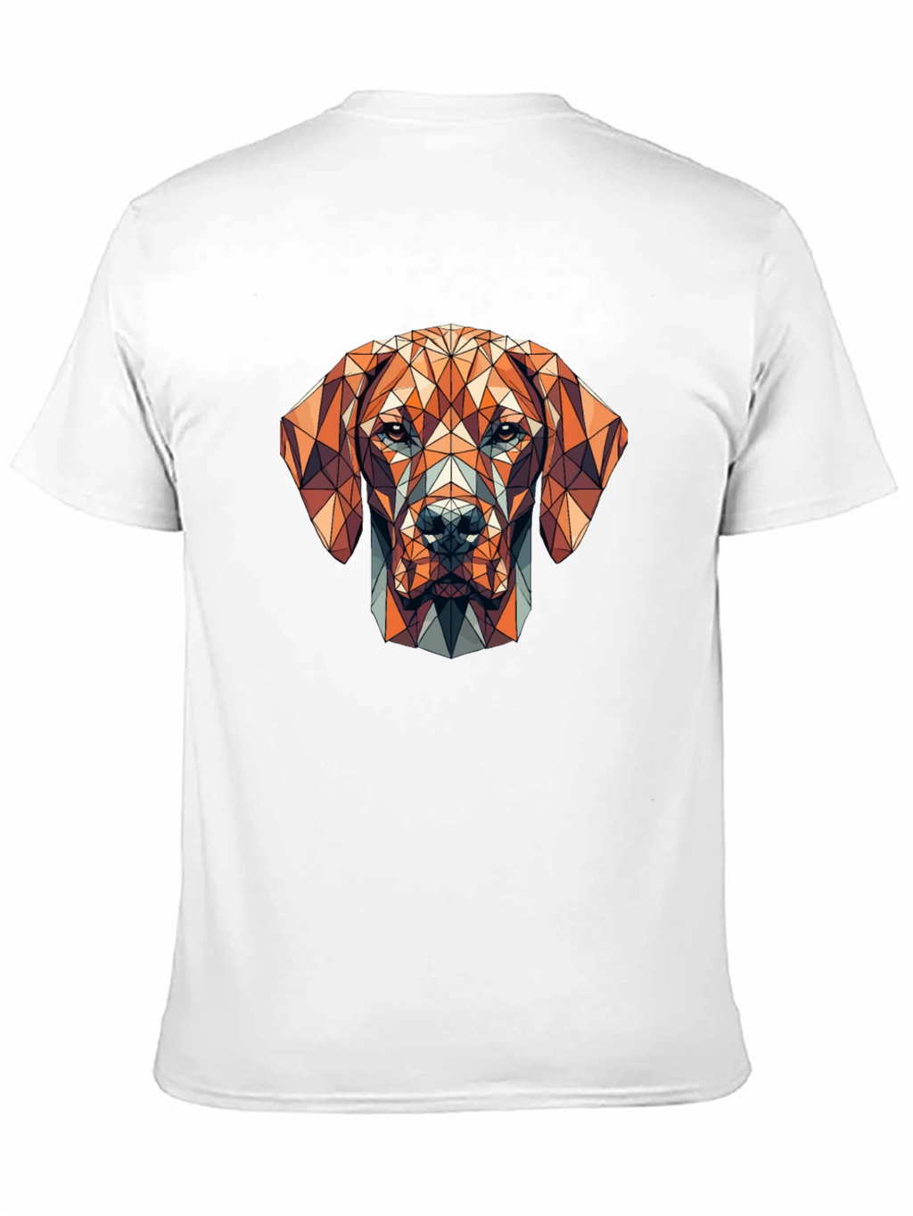 Geometric Dog Graphic T-Shirt