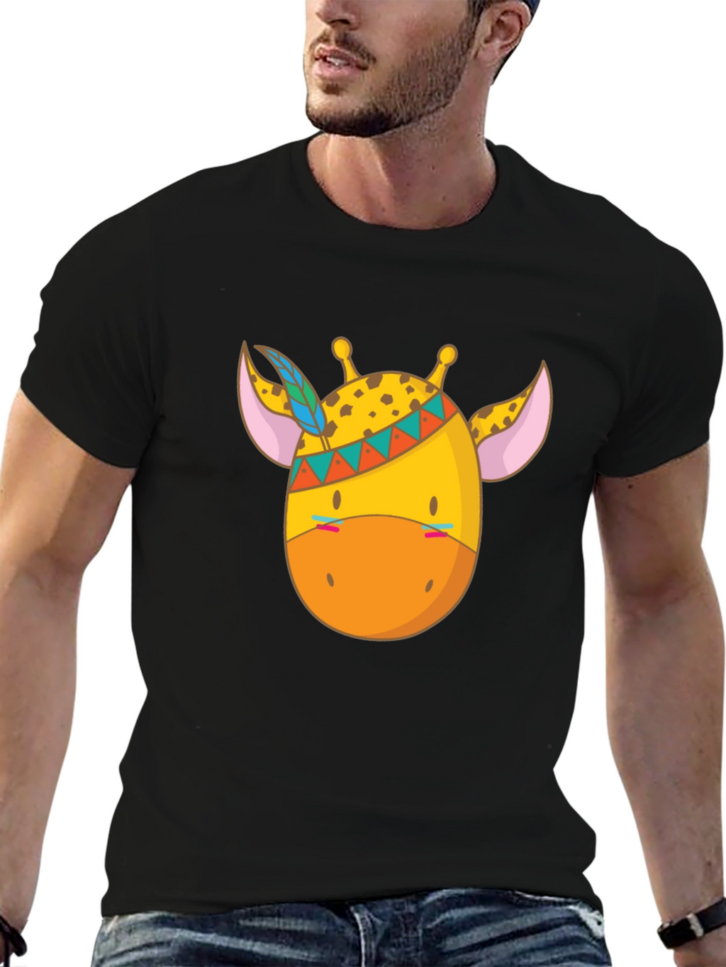 Giraffe T-Shirt - Animal Cartoon Tee