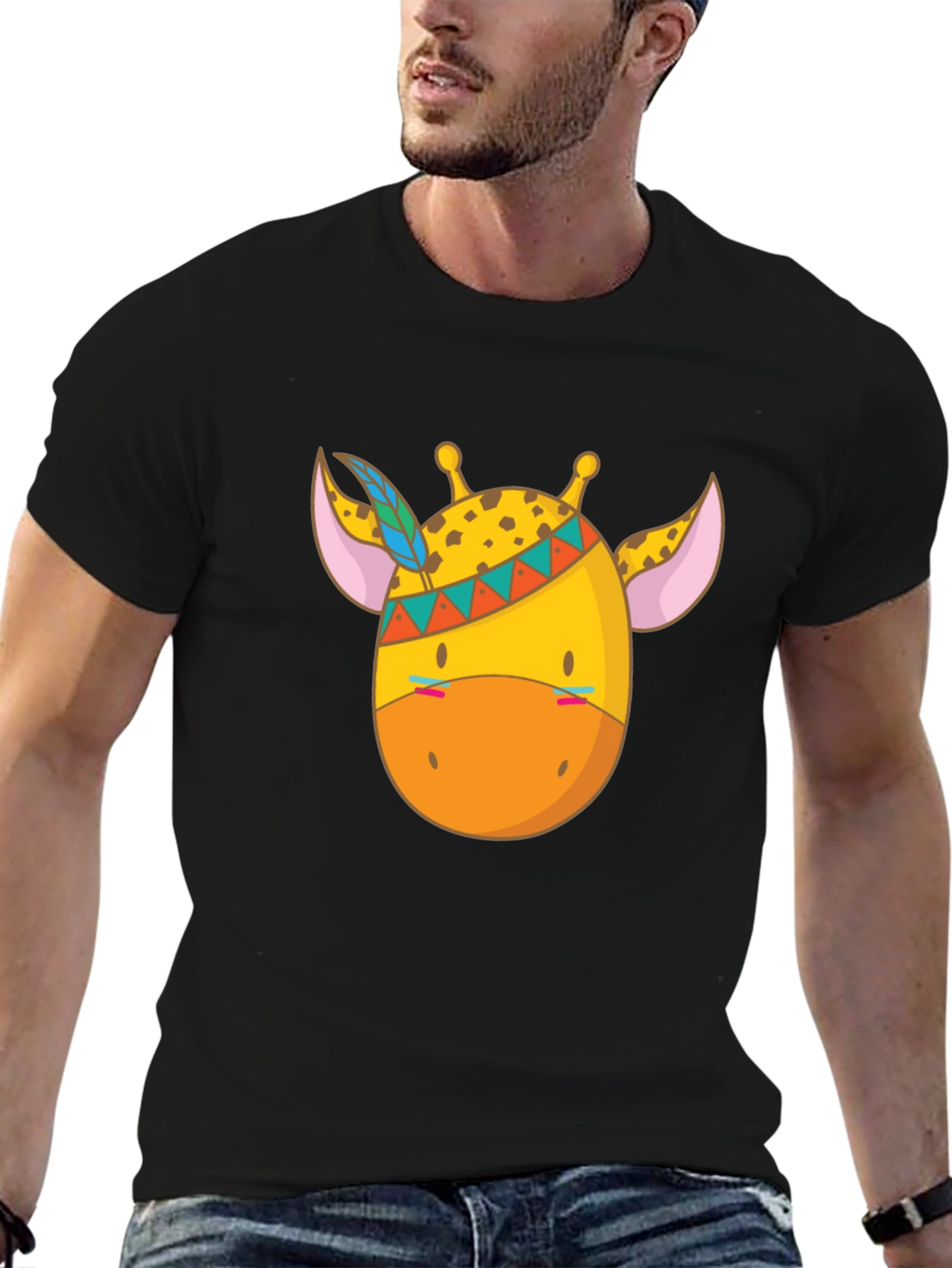 Giraffe T-Shirt - Animal Cartoon Tee