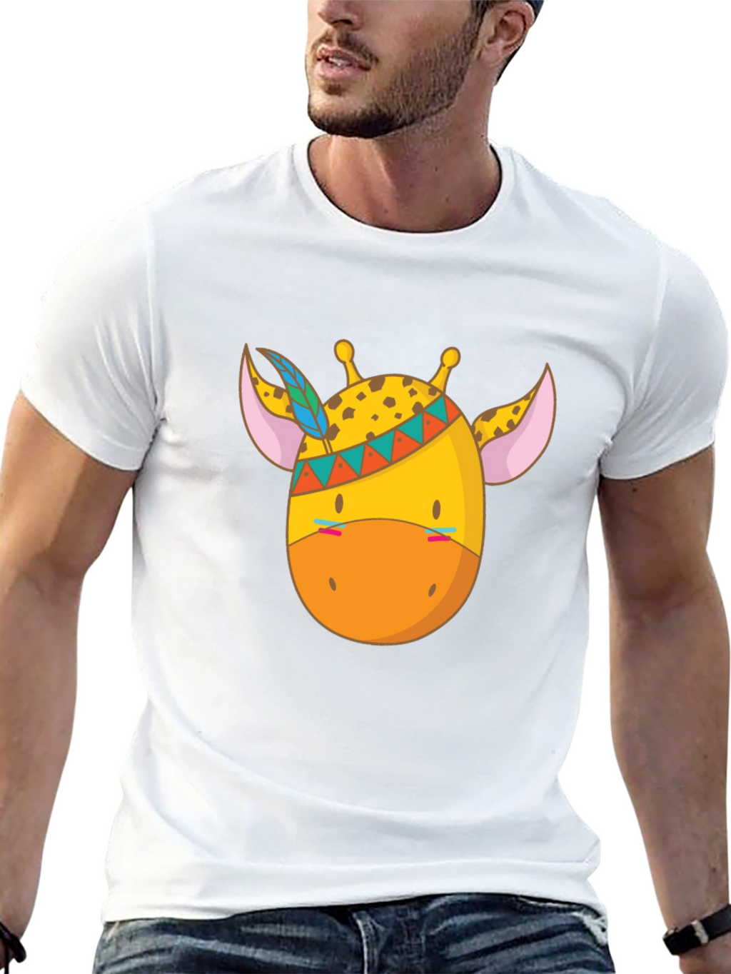 Giraffe T-Shirt - Animal Cartoon Tee