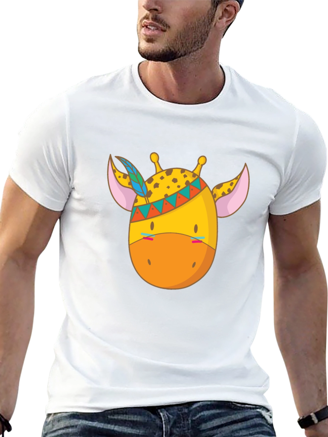 Giraffe T-Shirt - Animal Cartoon Tee