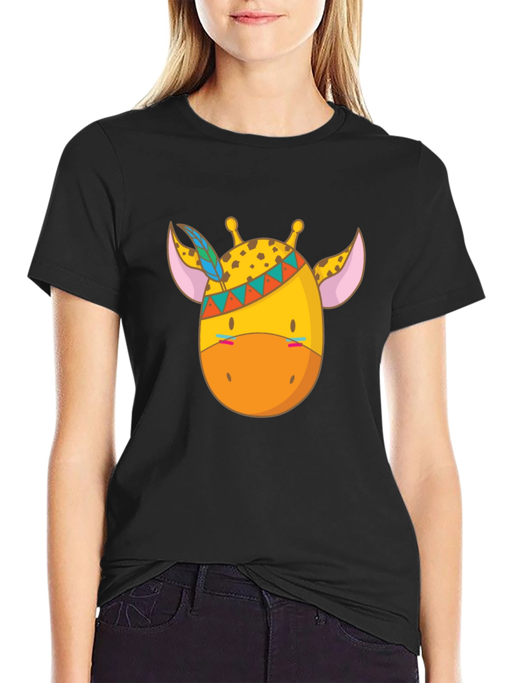 Giraffe T-Shirt - Animal Cartoon Tee