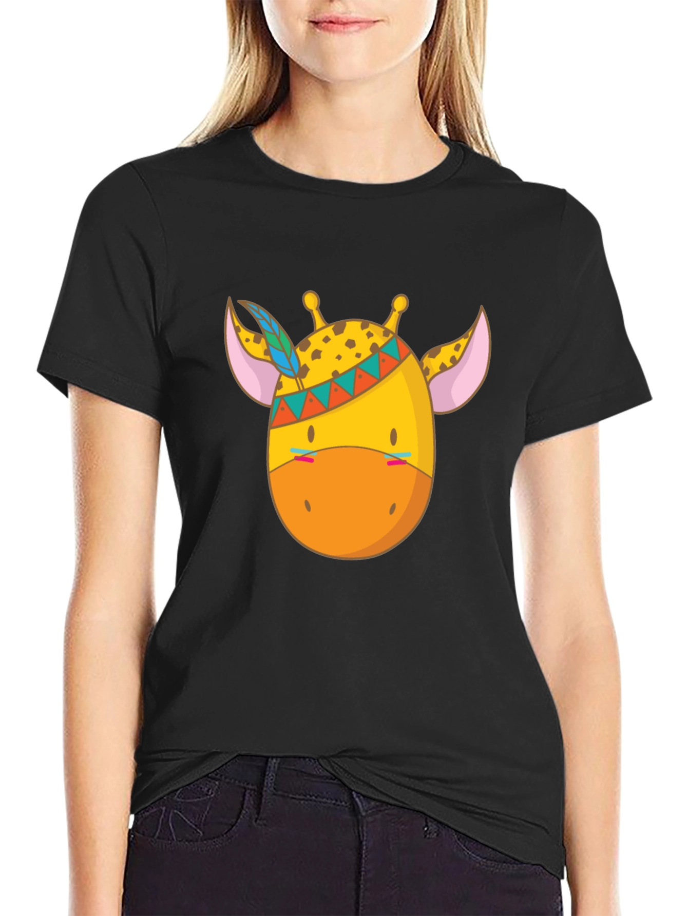 Giraffe T-Shirt - Animal Cartoon Tee
