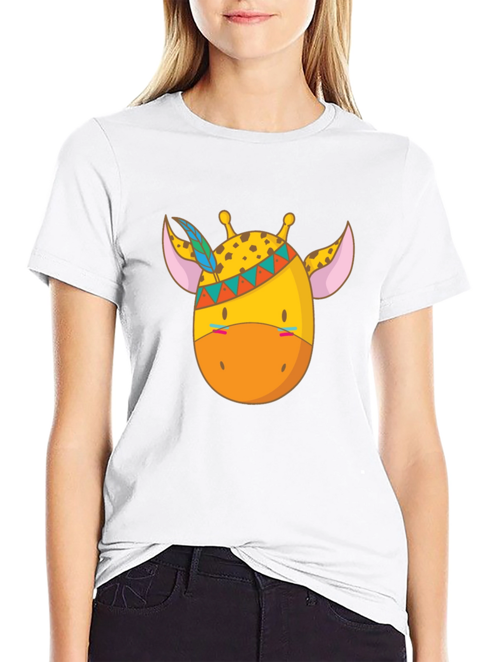 Giraffe T-Shirt - Animal Cartoon Tee