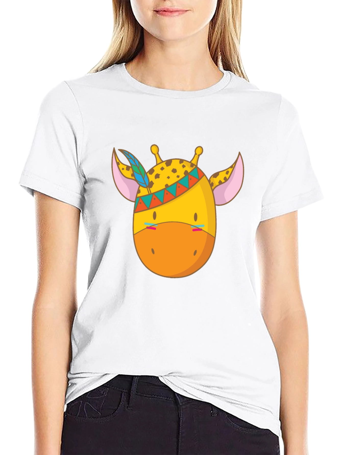 Giraffe T-Shirt - Animal Cartoon Tee