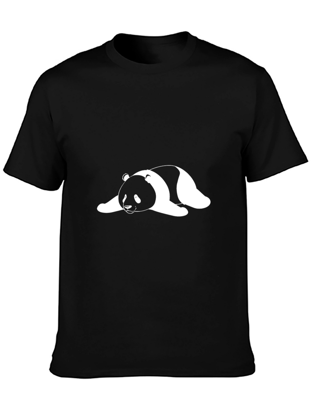 Cool Panda Graphic T-Shirt - Casual Black Tee