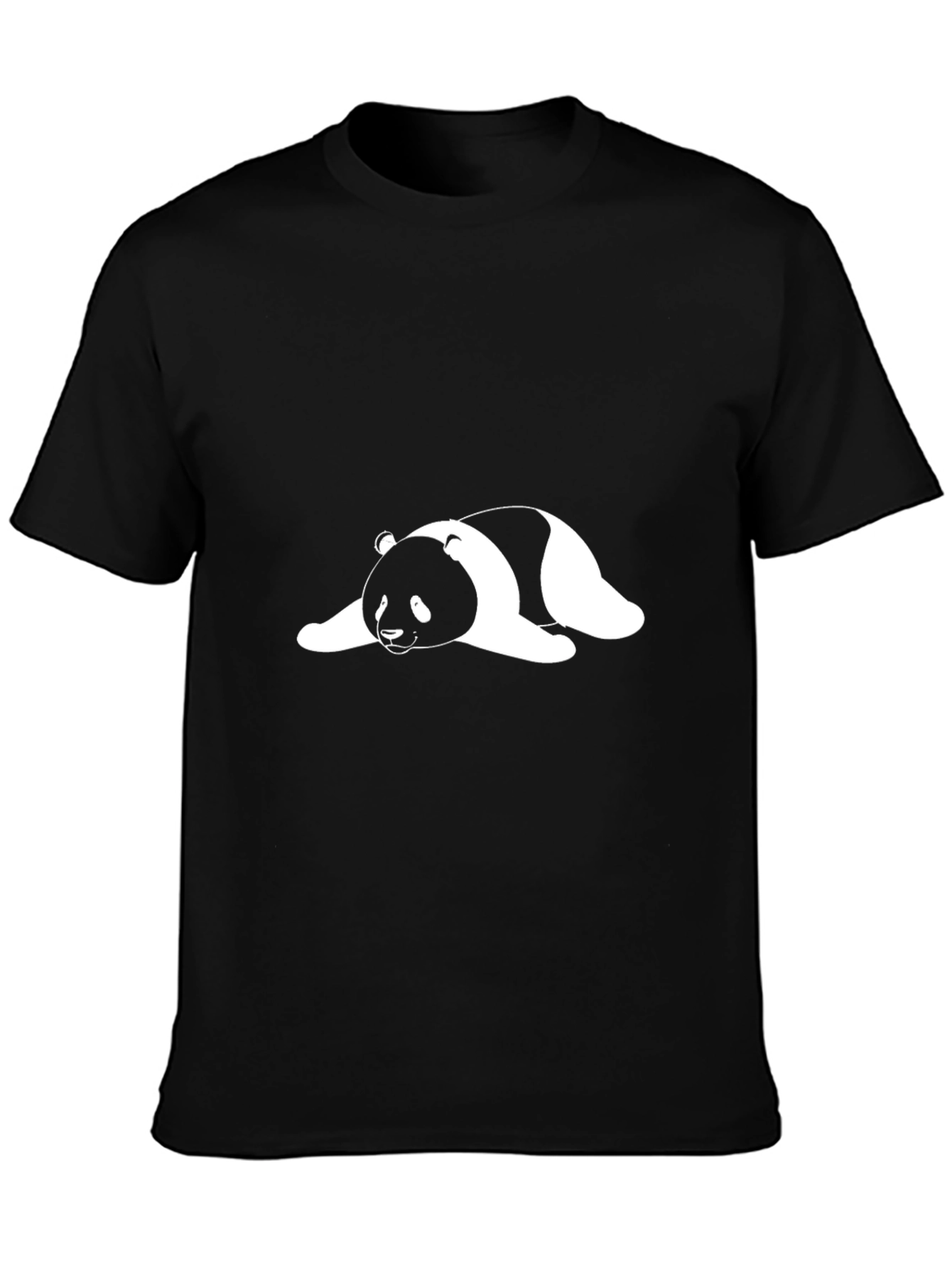 Cool Panda Graphic T-Shirt - Casual Black Tee