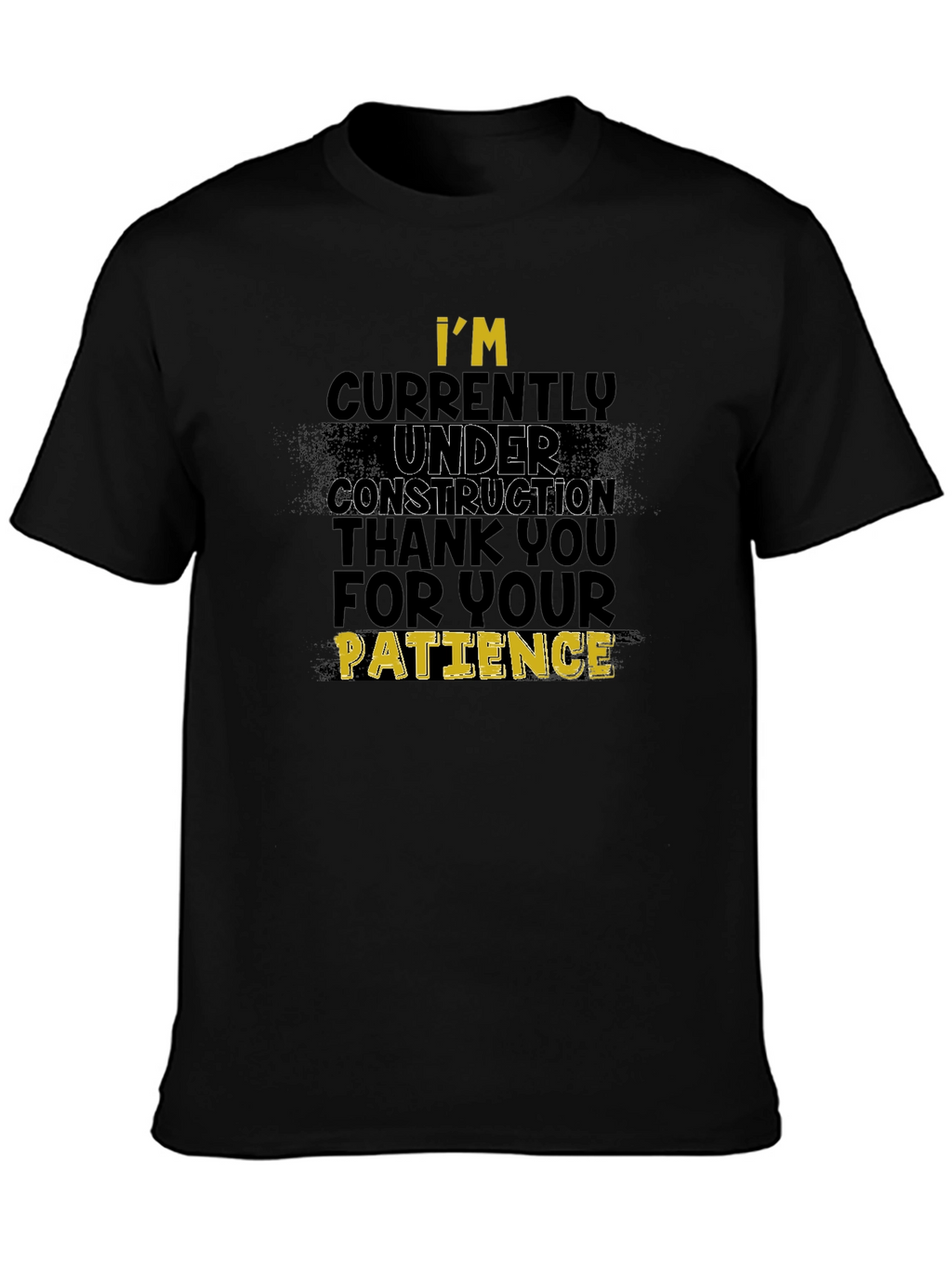 Under Construction Funny Graphic Tee