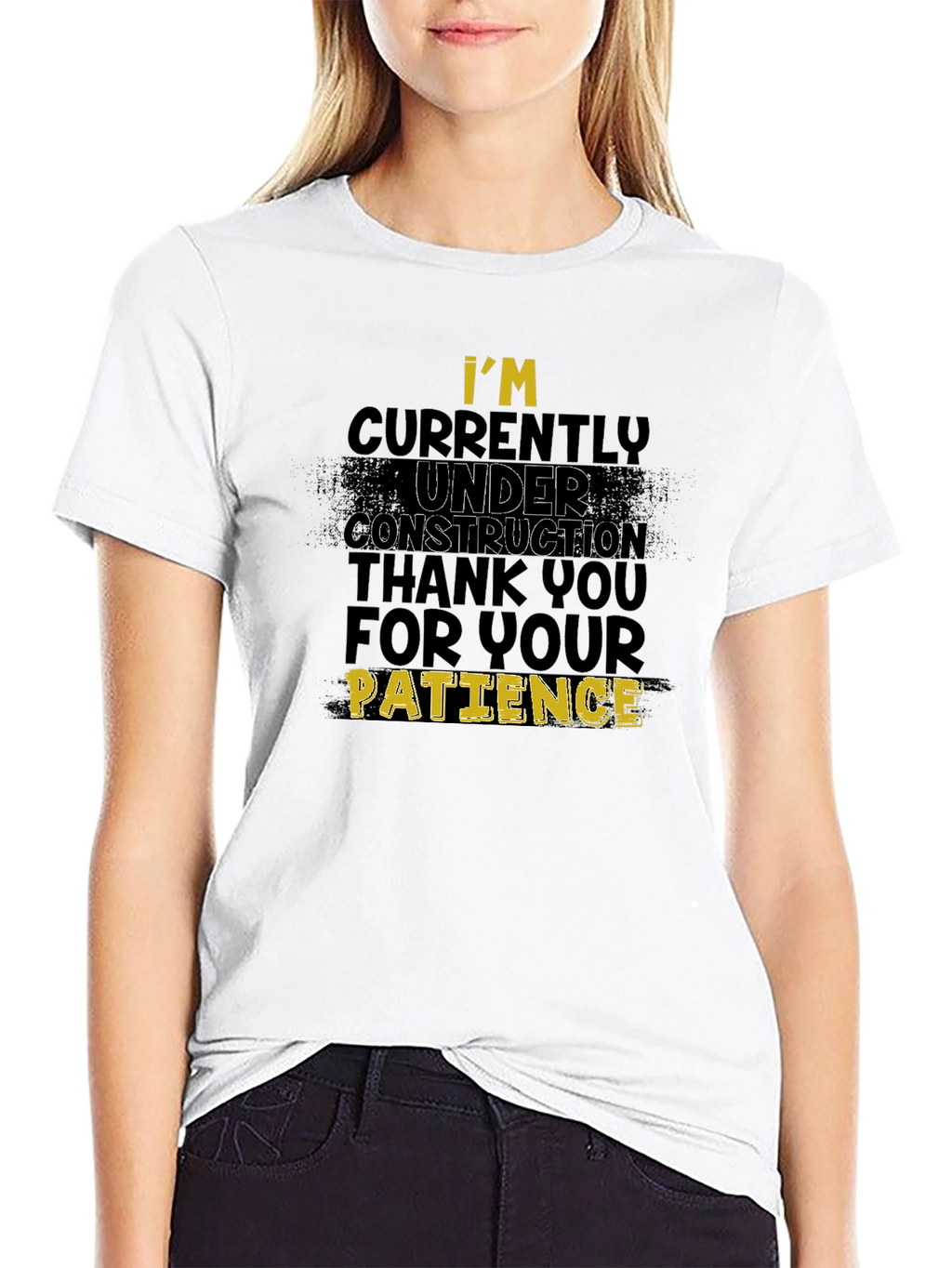 Under Construction Funny Graphic Tee
