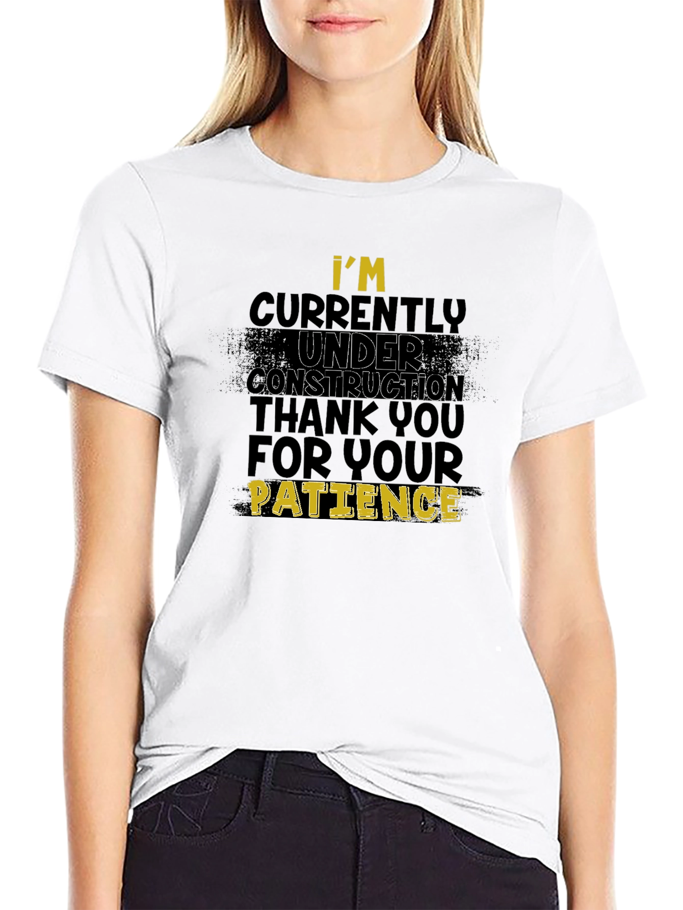 Under Construction Funny Graphic Tee