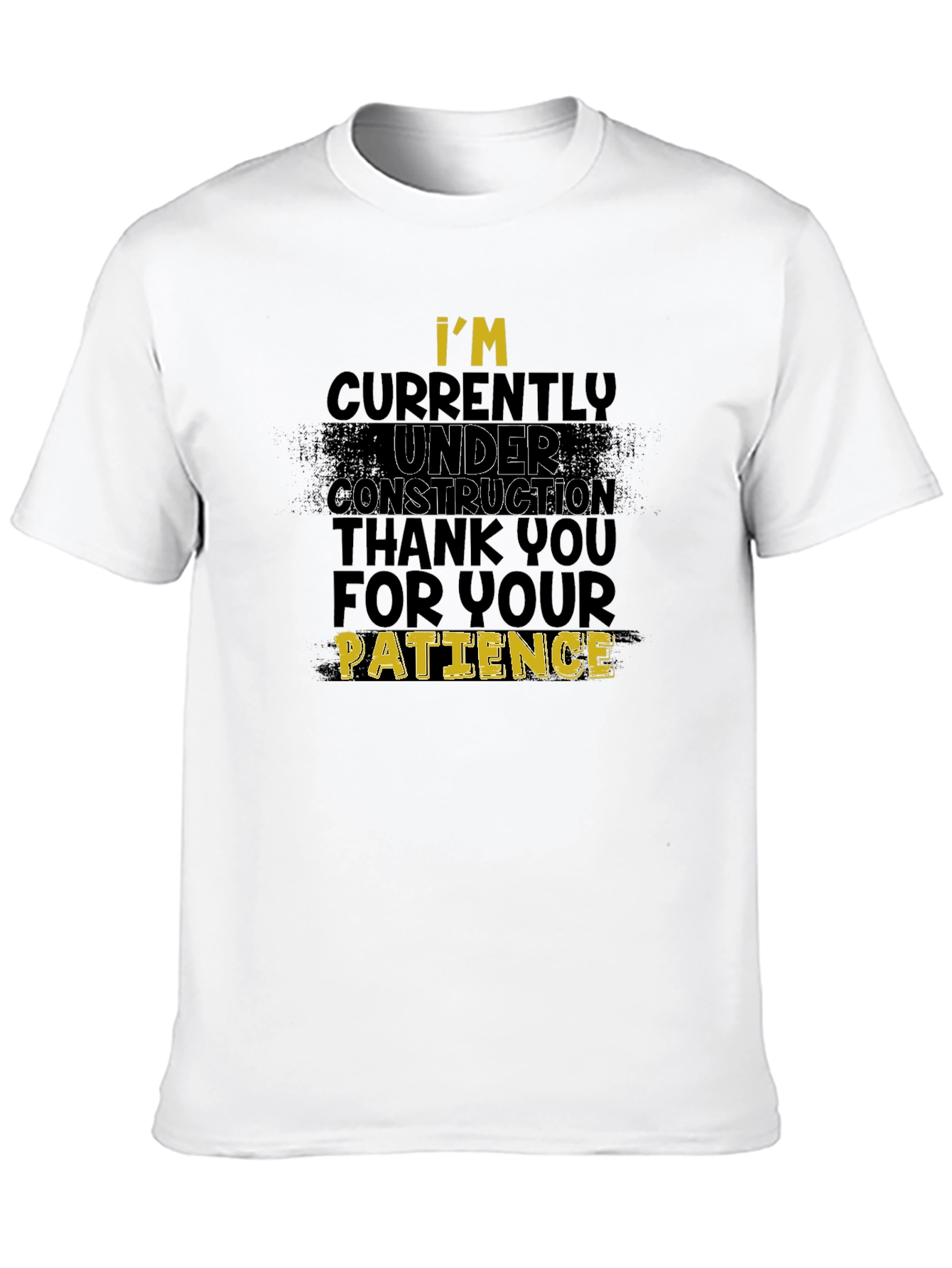 Under Construction Funny Graphic Tee