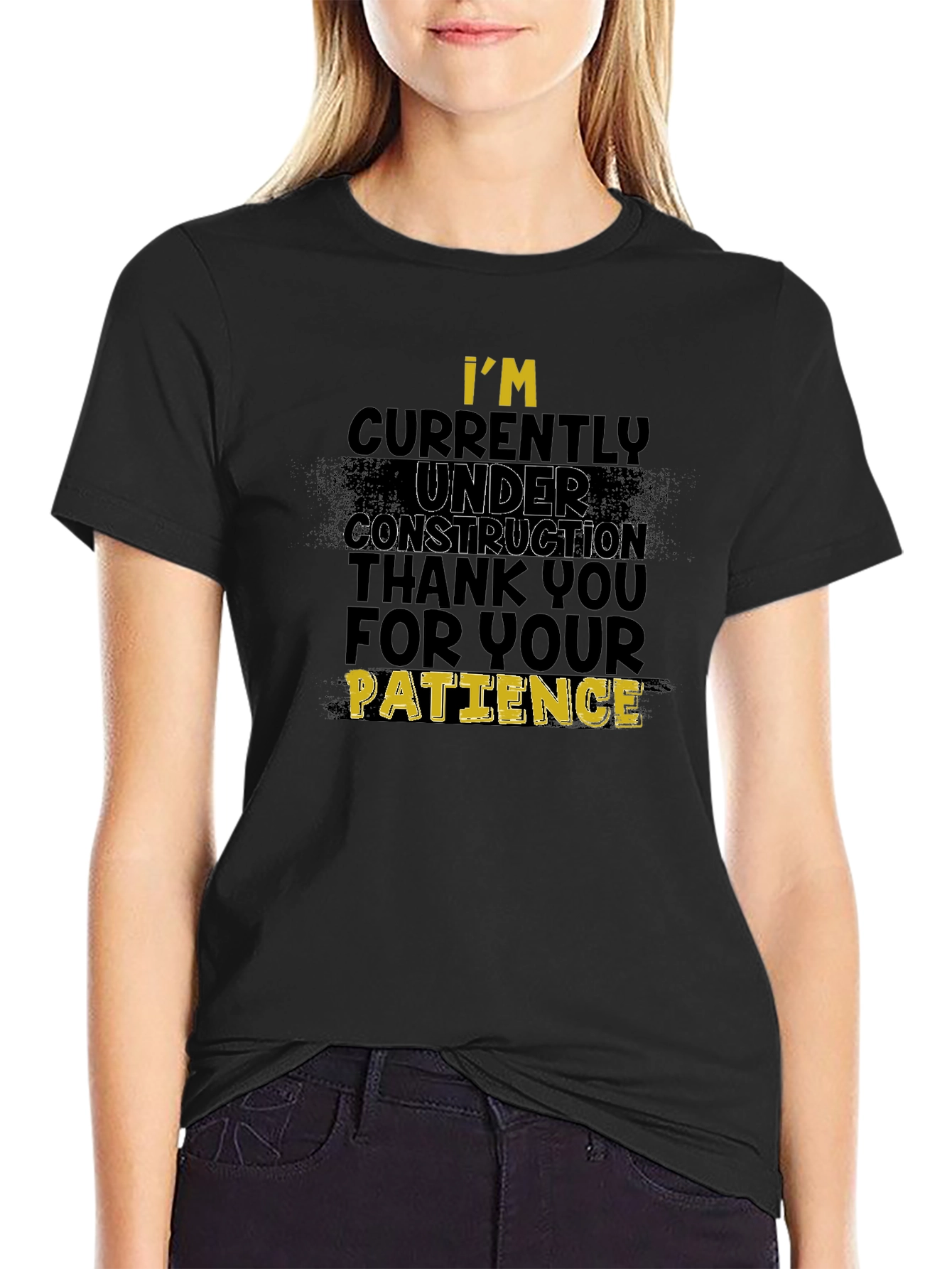 Under Construction Funny Graphic Tee