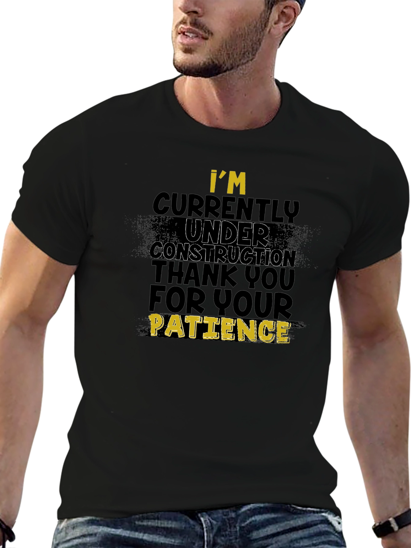 Under Construction Funny Graphic Tee