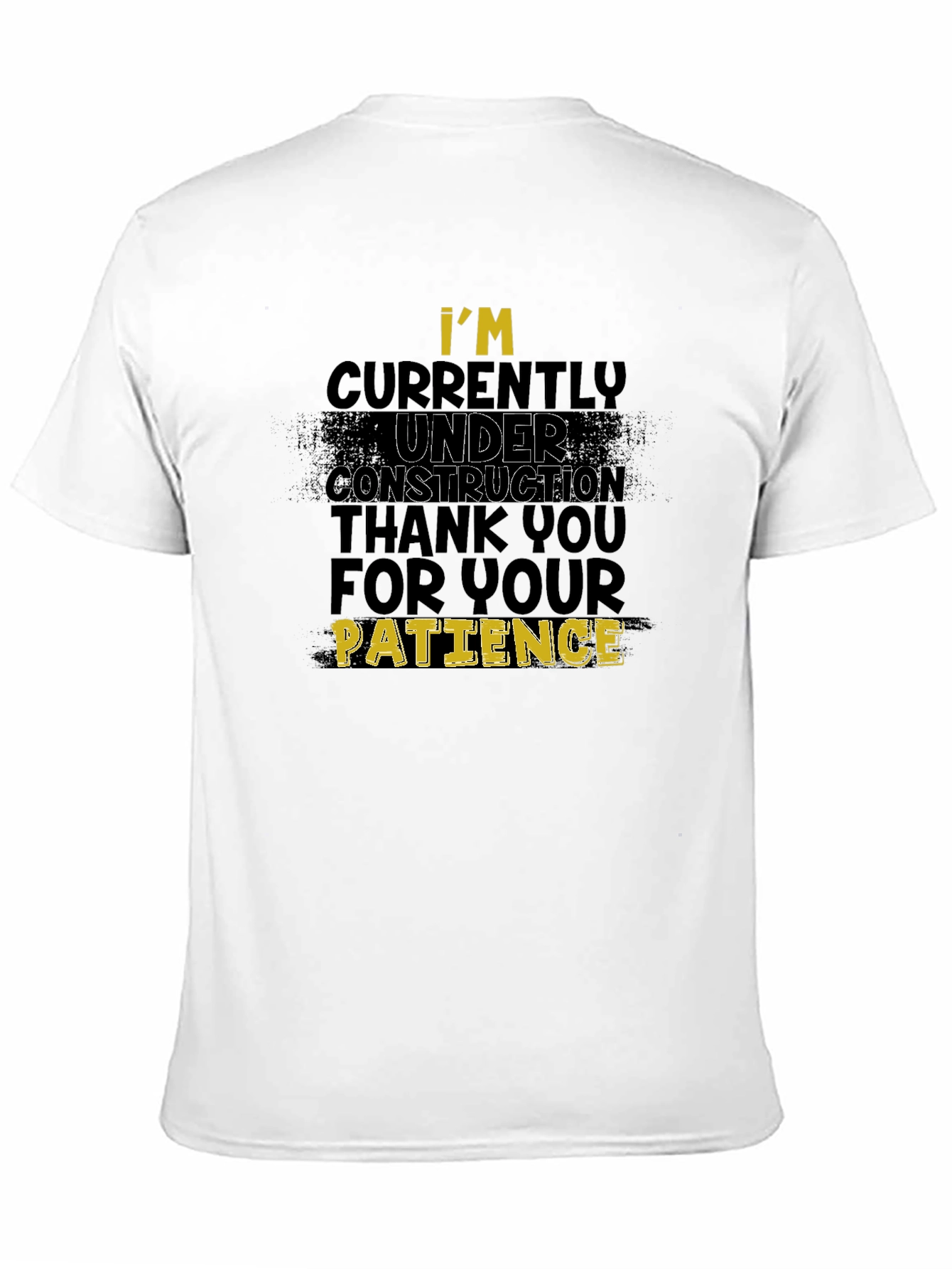 Under Construction Funny Graphic Tee