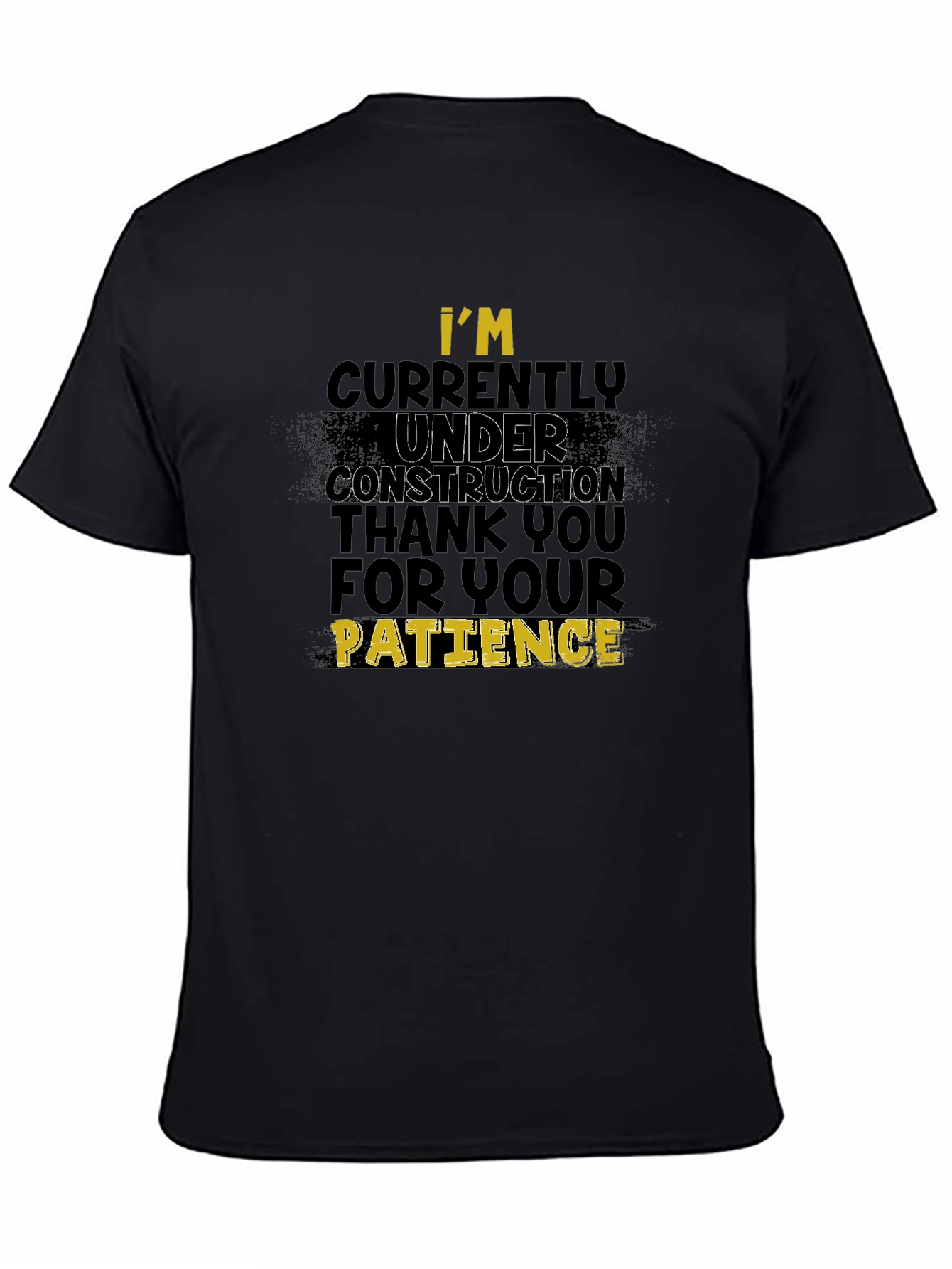 Under Construction Funny Graphic Tee