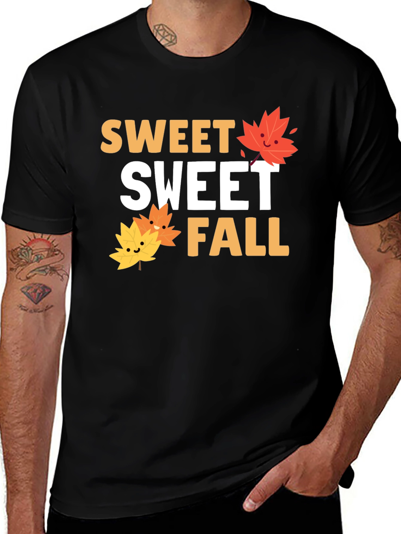 Sweet Sweet Fall T-Shirt - Autumn Leaves
