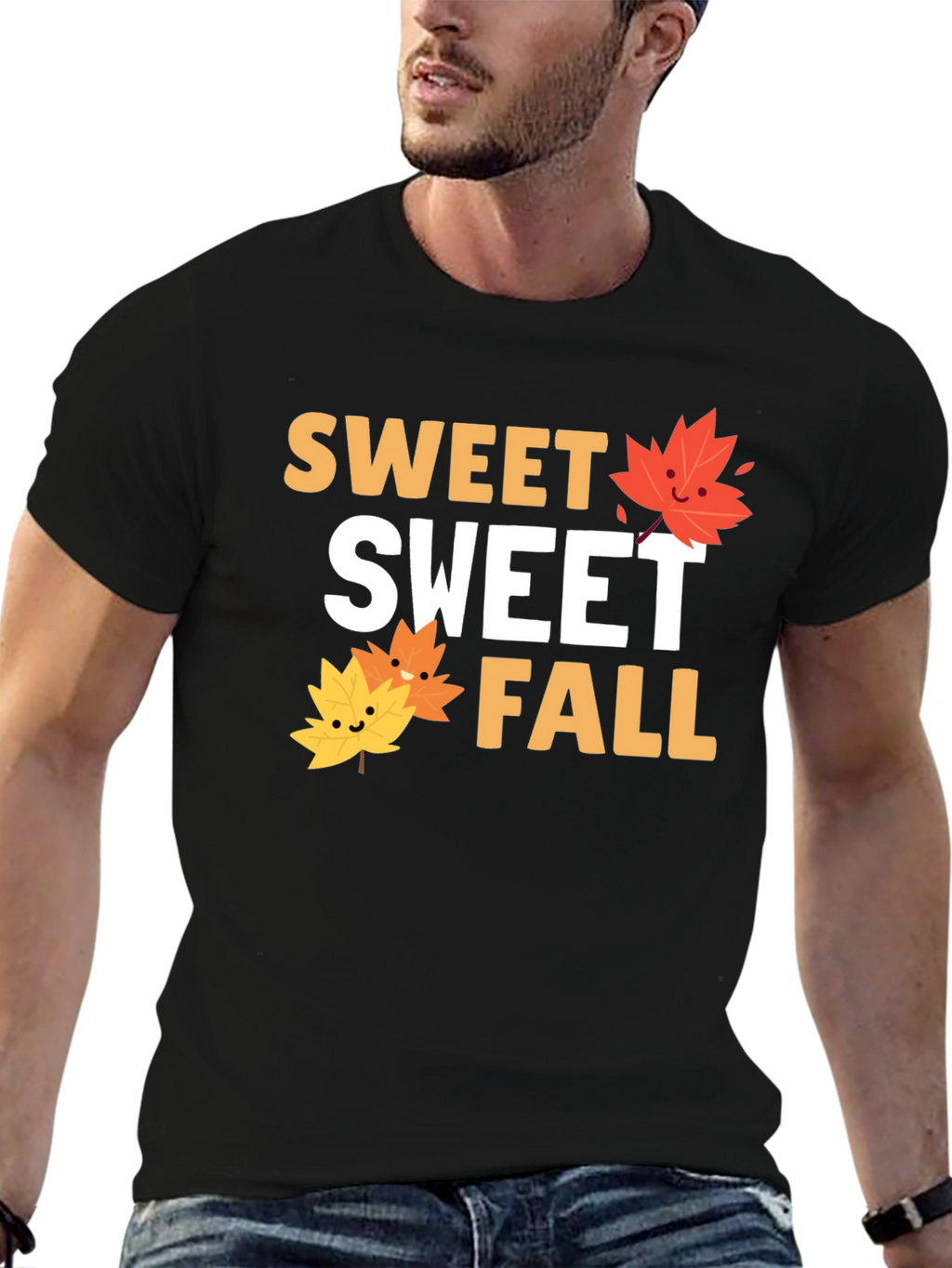 Sweet Sweet Fall T-Shirt - Autumn Leaves