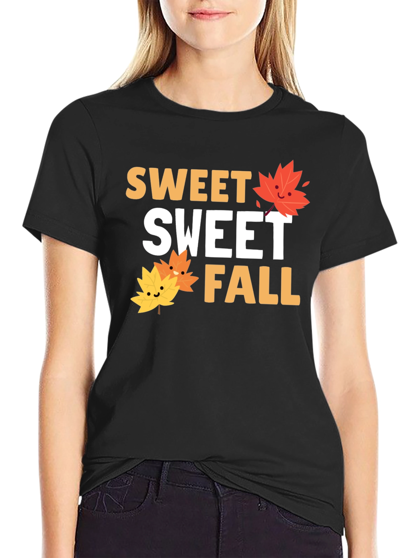 Sweet Sweet Fall T-Shirt - Autumn Leaves