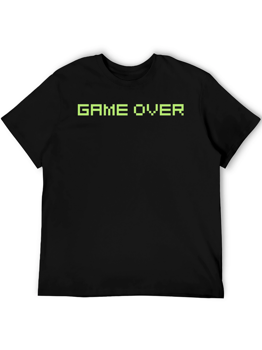 Game Over Retro Pixel T-Shirt - Black