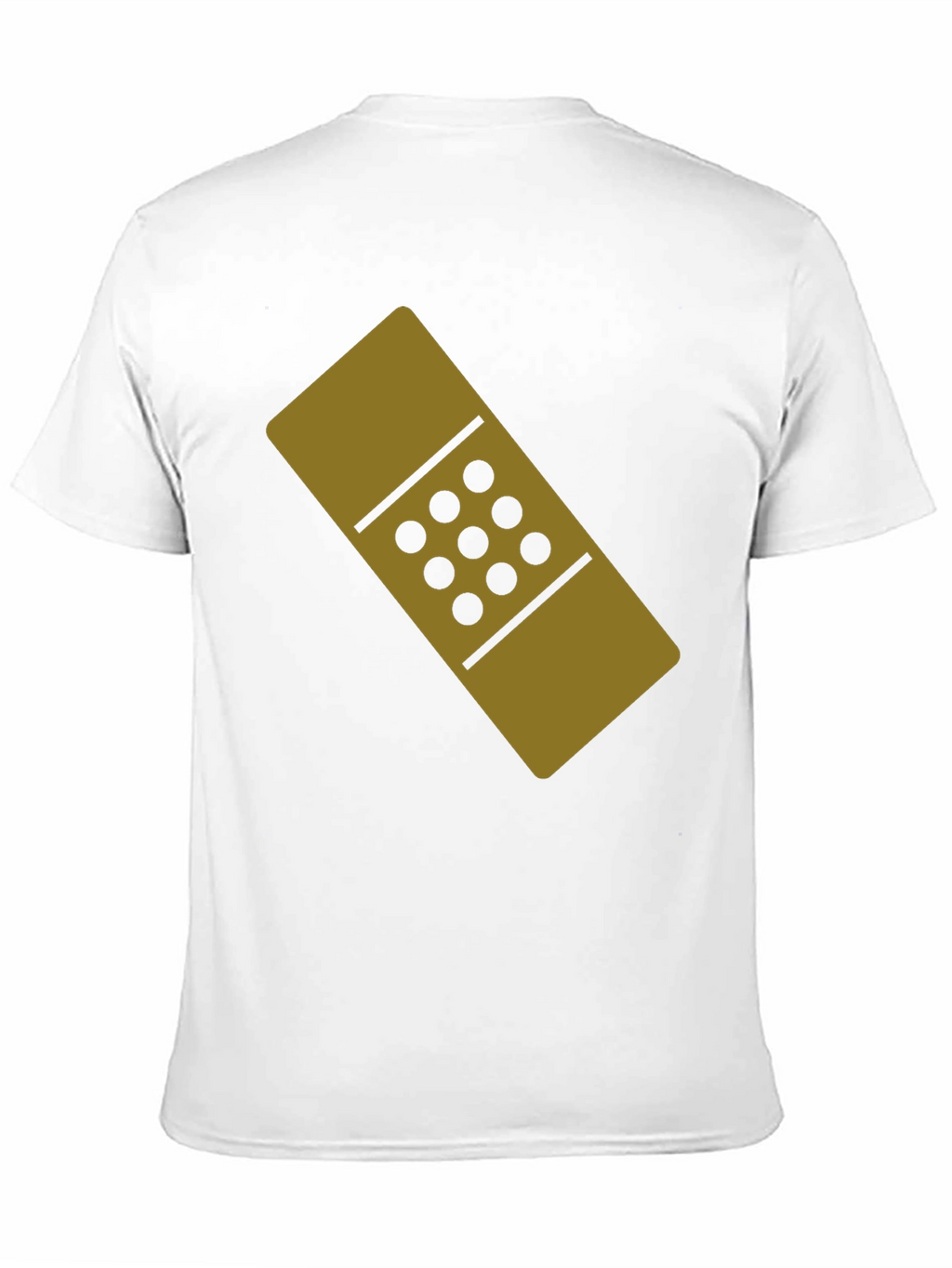 Novelty Band-Aid Graphic T-Shirt - Black Cotton Tee