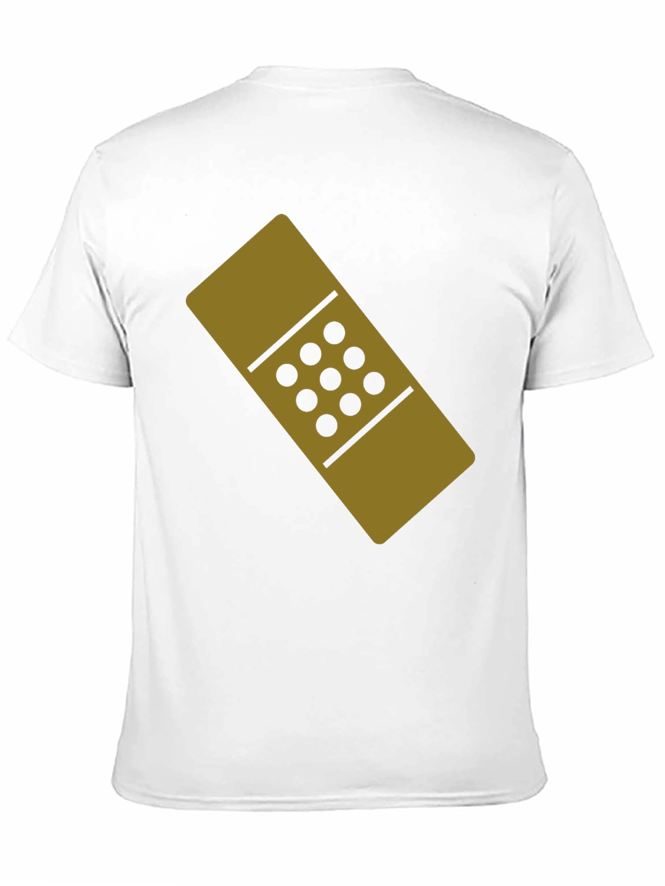 Novelty Band-Aid Graphic T-Shirt - Black Cotton Tee