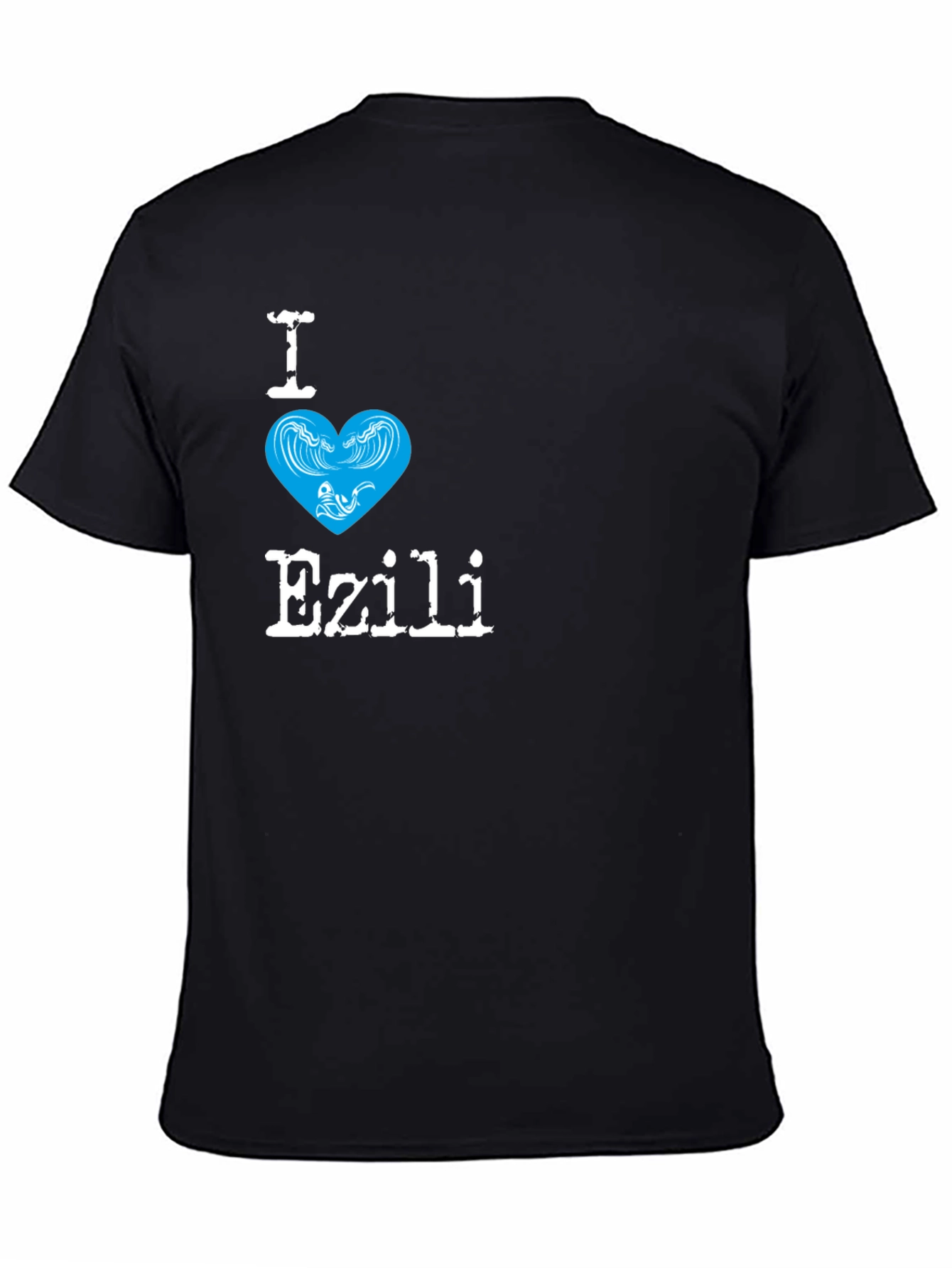 I Love Ezili Black T-Shirt