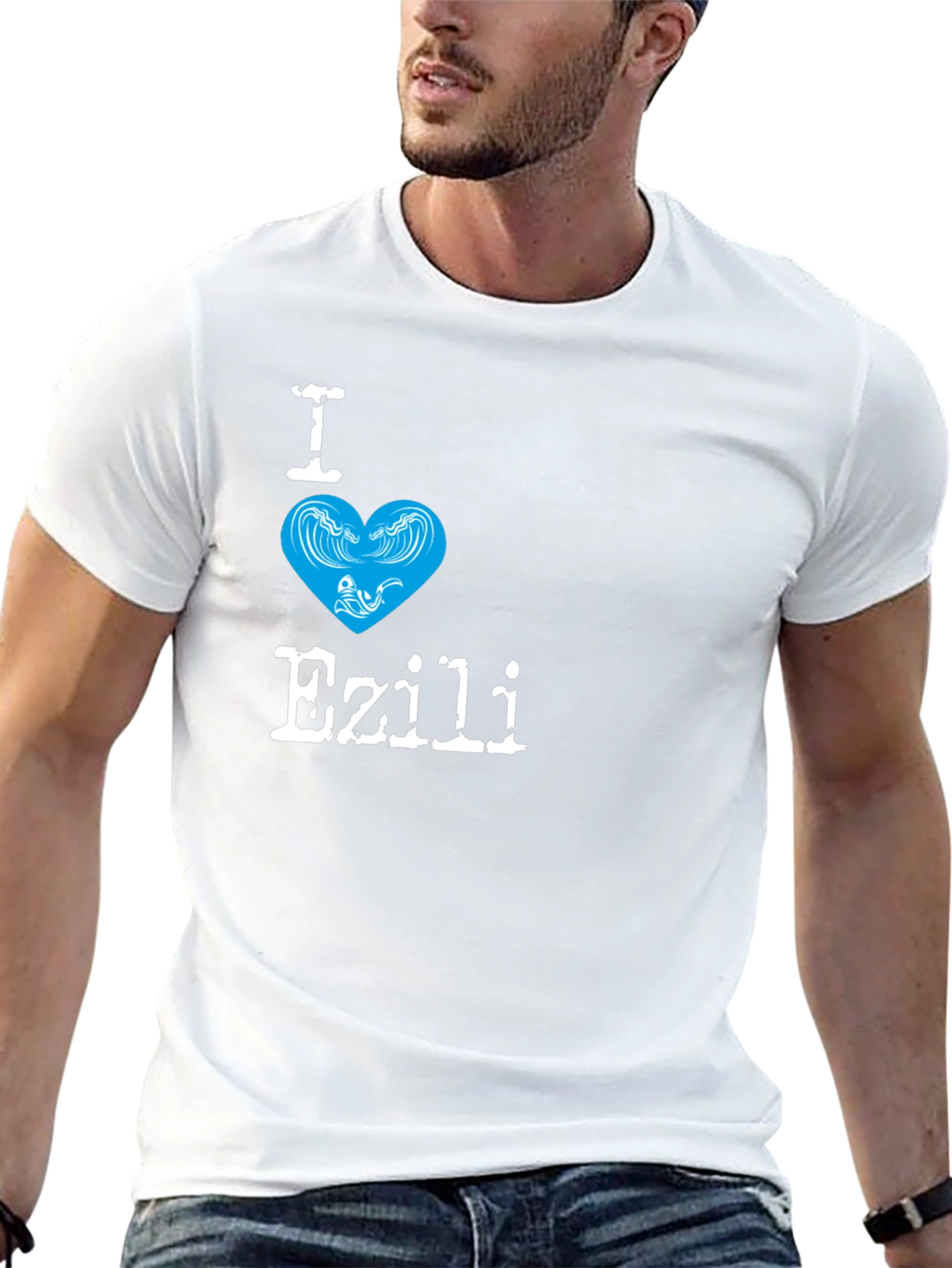 I Love Ezili Black T-Shirt