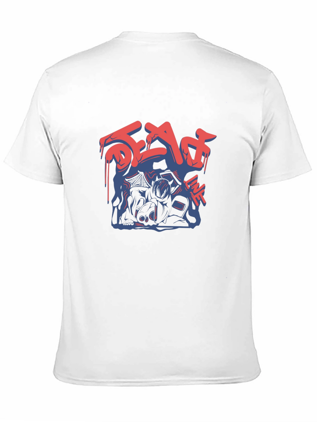 Dead Line Graphic T-Shirt - Mens Black Tee