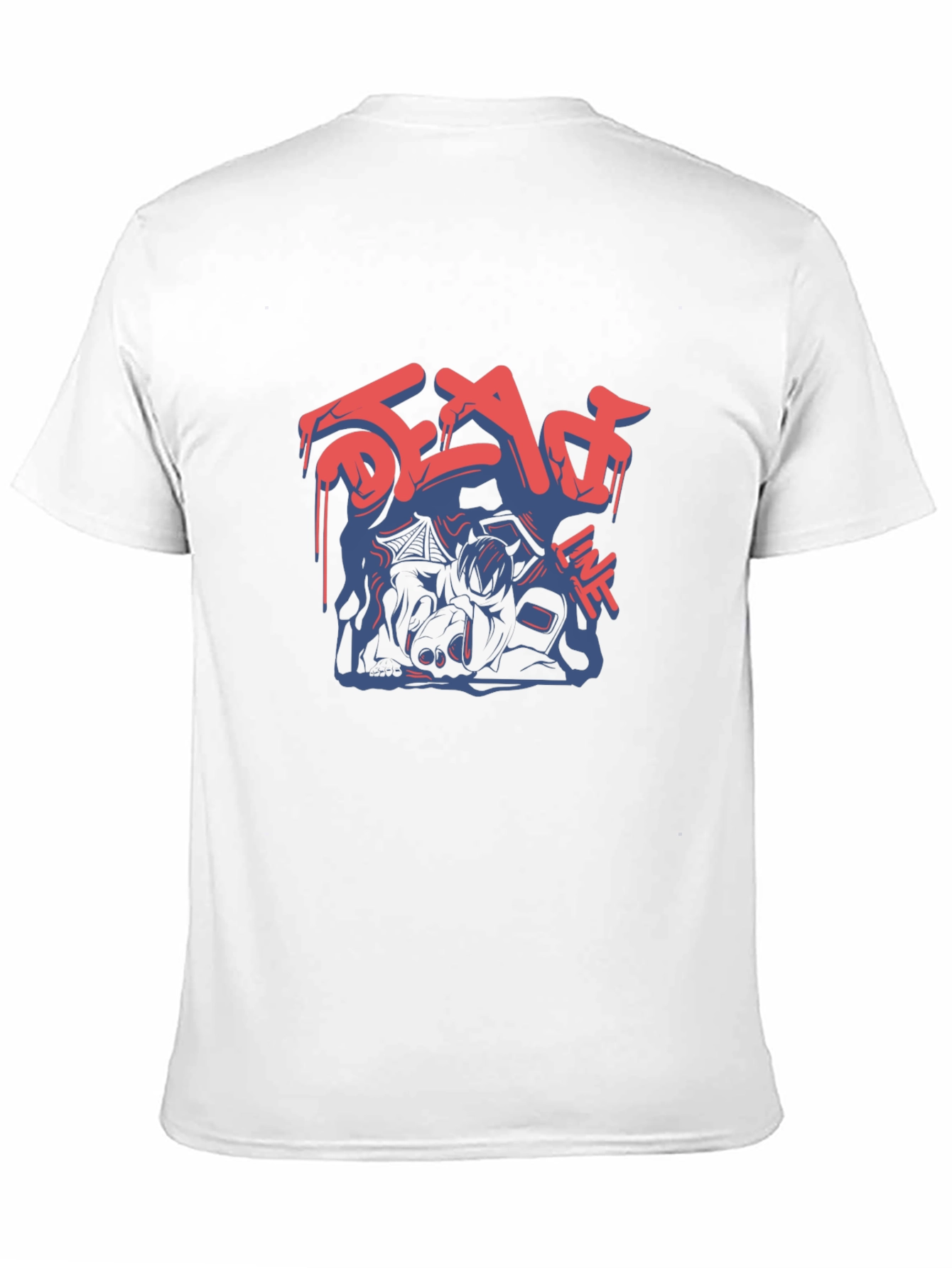 Dead Line Graphic T-Shirt - Mens Black Tee