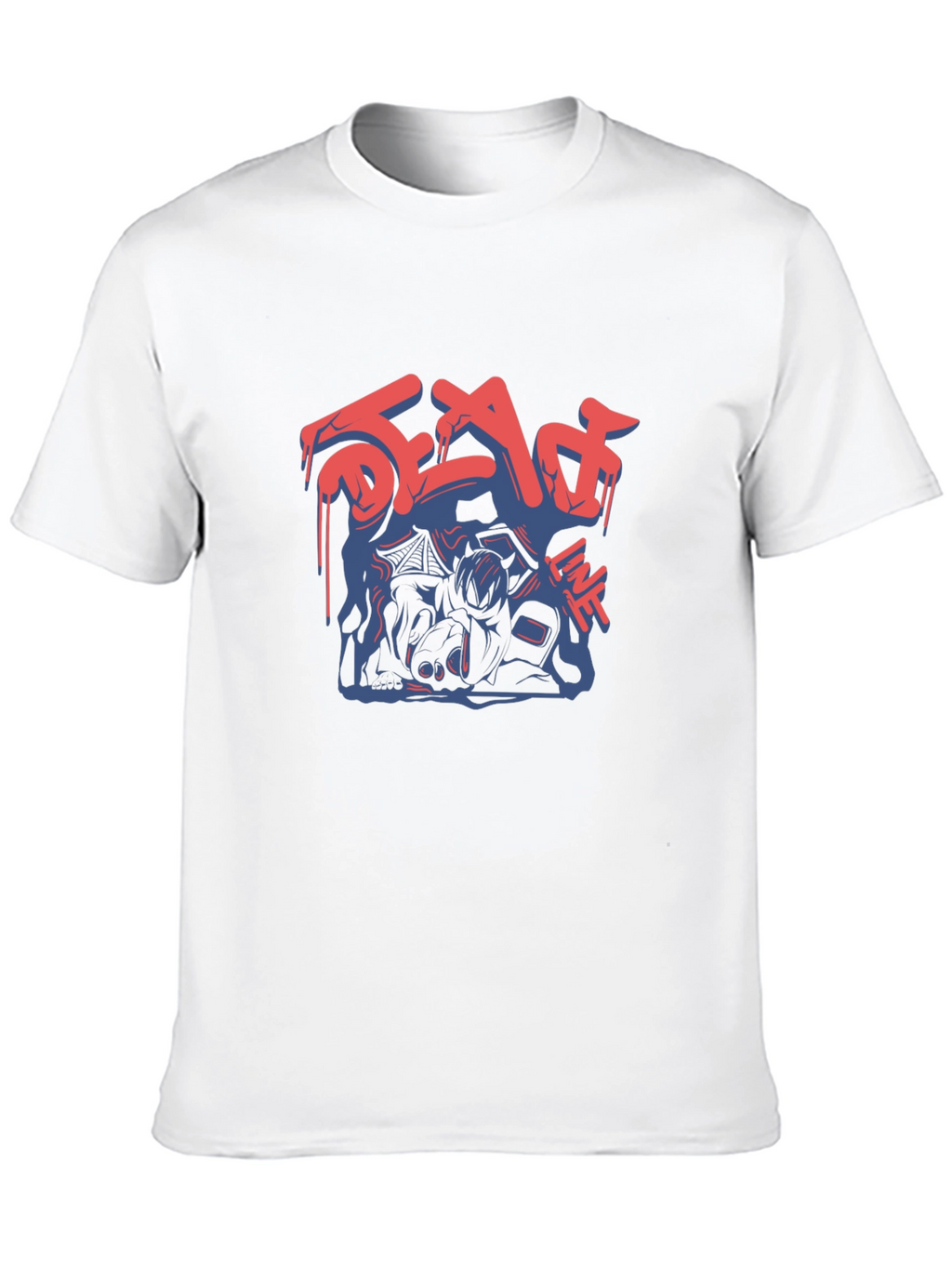 Dead Line Graphic T-Shirt - Mens Black Tee