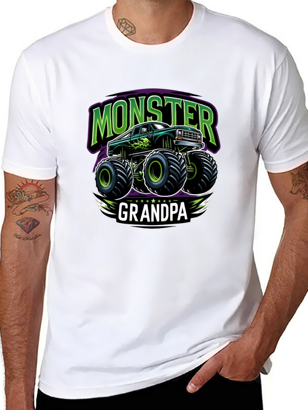 Monster Truck Grandpa T-Shirt