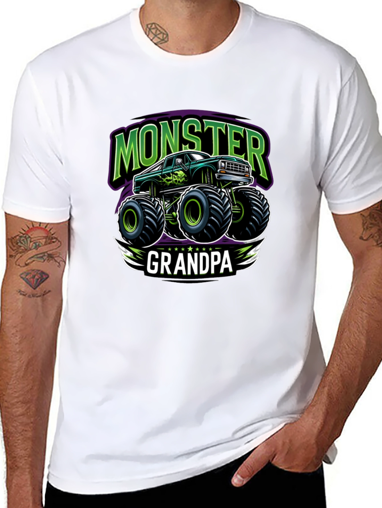 Monster Truck Grandpa T-Shirt