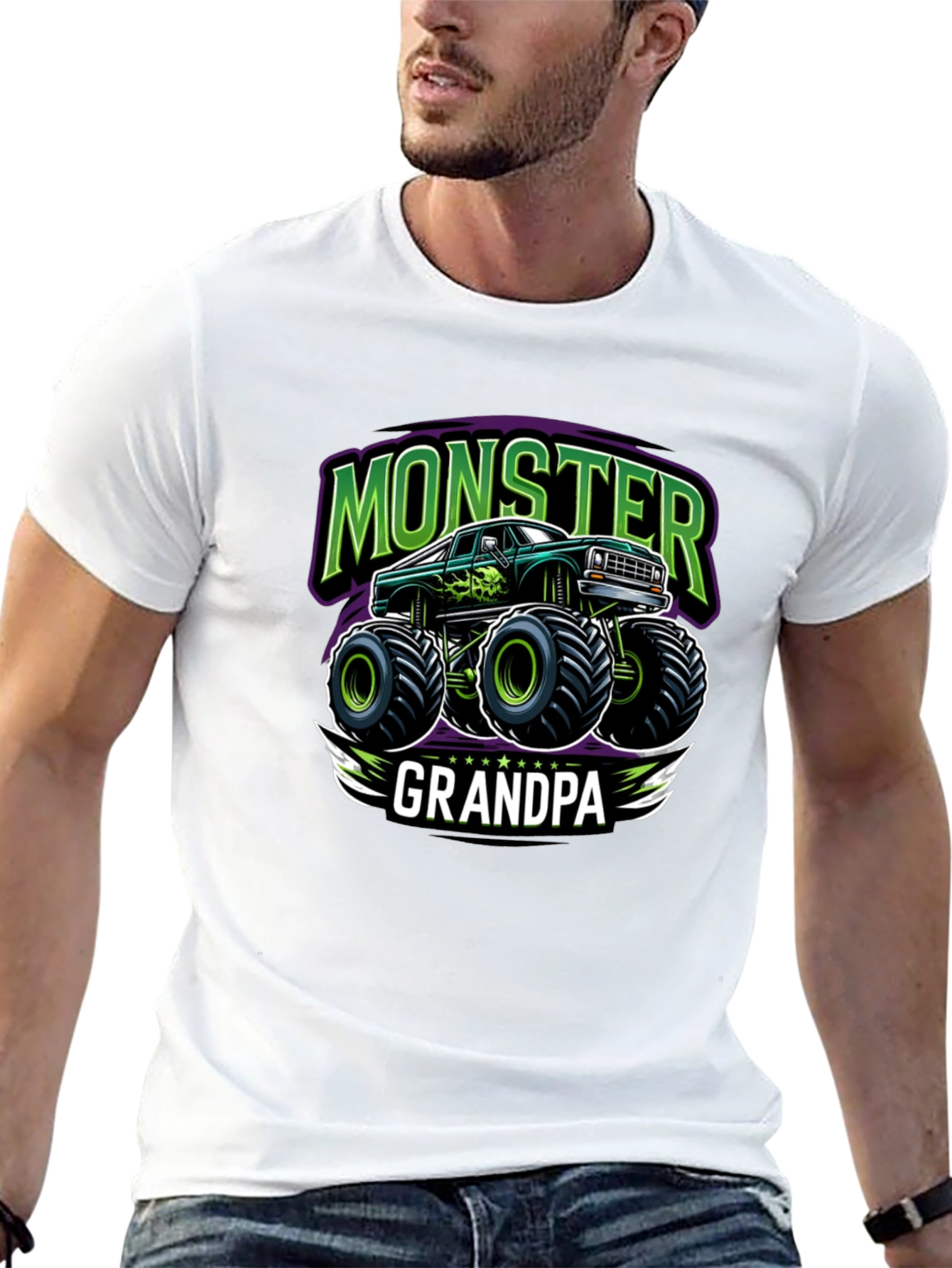 Monster Truck Grandpa T-Shirt